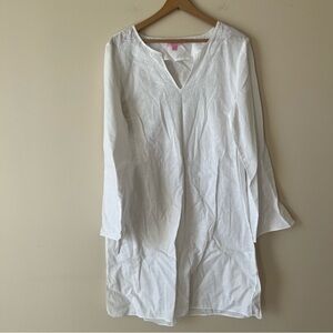 Lilly Pulitzer Elina Tunic Size Large White